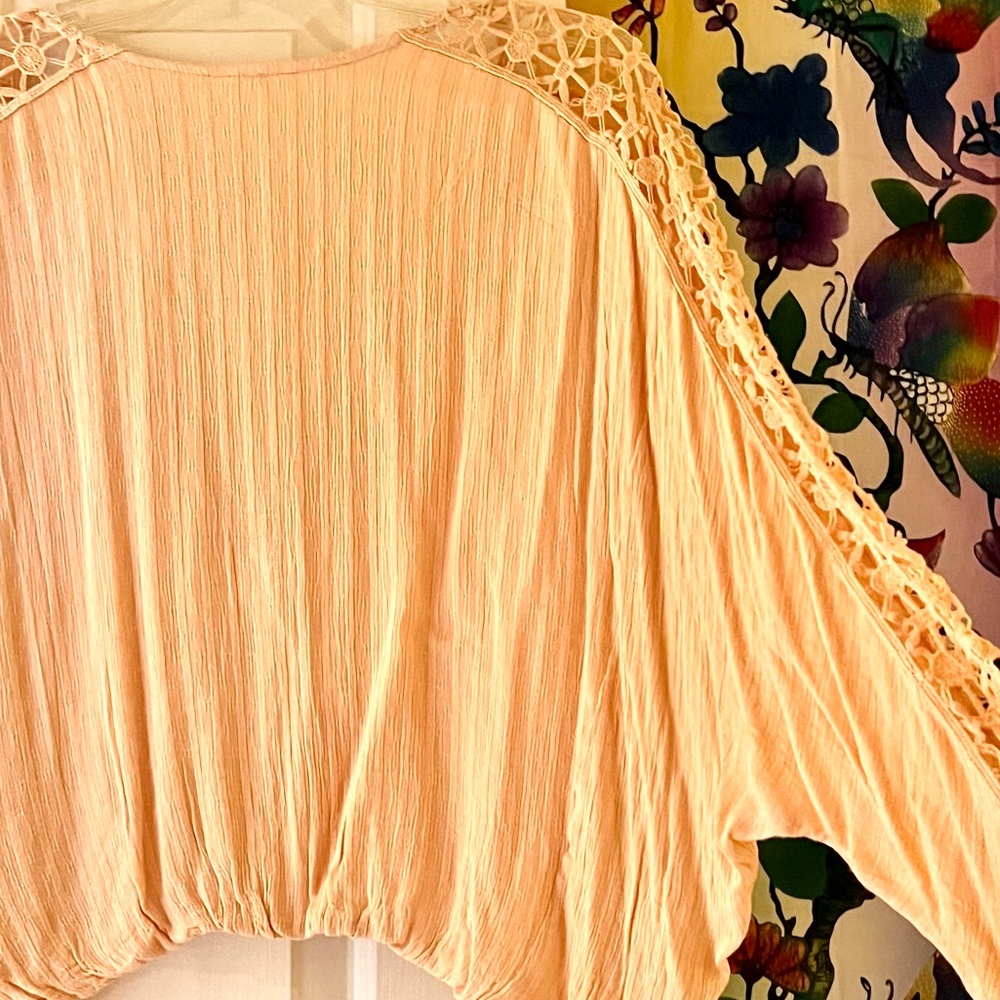 πΊπHPππΊ NWOT Free People Runaway Crochet Top - Picture 14 of 16